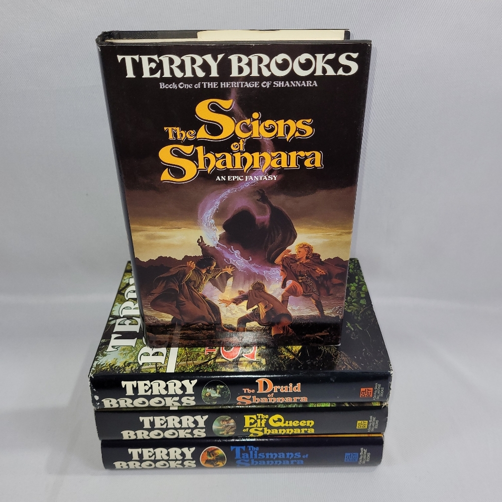 Terry Brooks Set 4 Book Club Heritage of Shannara Hardcover Fantasy Novel
